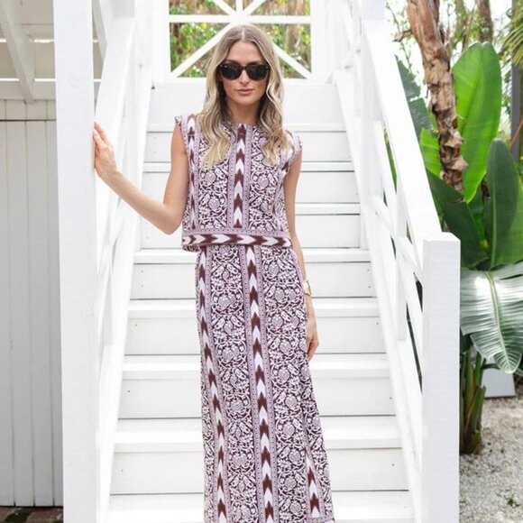 Julia Armory NWOT Park Avenue Skirt- Coco Island Ikat - Picture 1 of 4